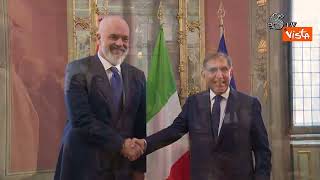 La Russa riceve il Primo Ministro dell'Albania Edi Rama, le immagini