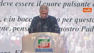 Berlusconi Day, Tajani legge lettera dei figli: Questo incontro regalo piÃ¹ bello per nostro padre
