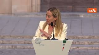 Meloni: Questione migratoria non puÃ² essere rinchiusa dentro i confini di un'unica nazione