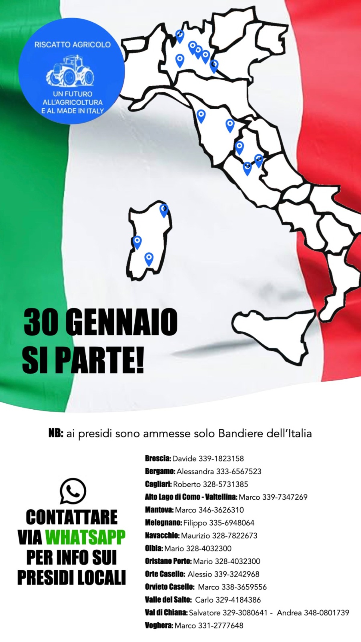 VOLANTINO NAZIONALE   MANIFESTAZIONE 30 GENNAIO 2024