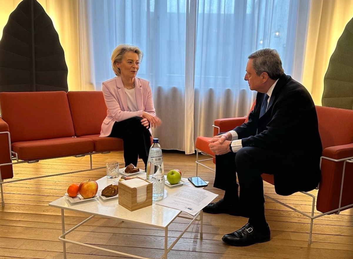 EU, von der Leyen goes to Italy and ignores Meloni.  Draghi’s shadow is horrifying