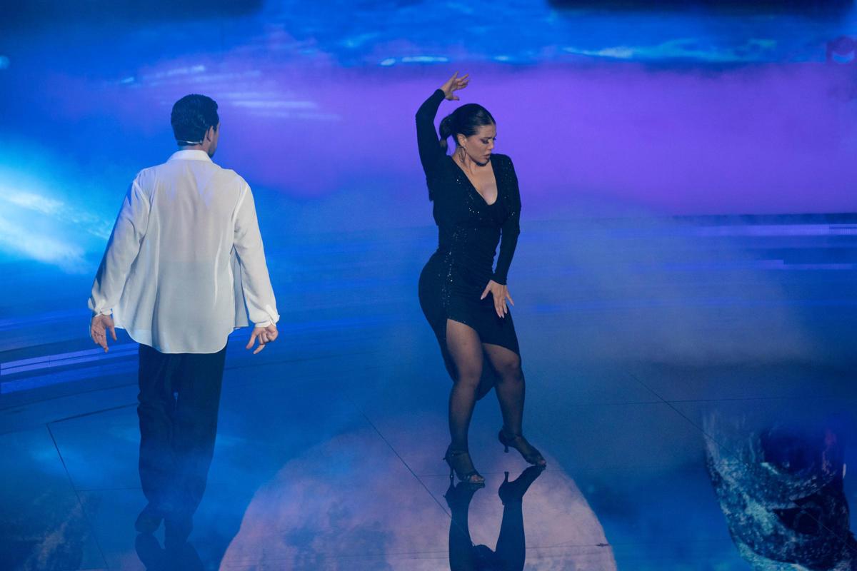 Wanda Nara e Pasquale la Rocca a Ballando con le Stelle 2023 (foto Lapresse) Wanda Nara e Pasquale la Rocca a Ballando con le Stelle 2023 (foto Lapresse)