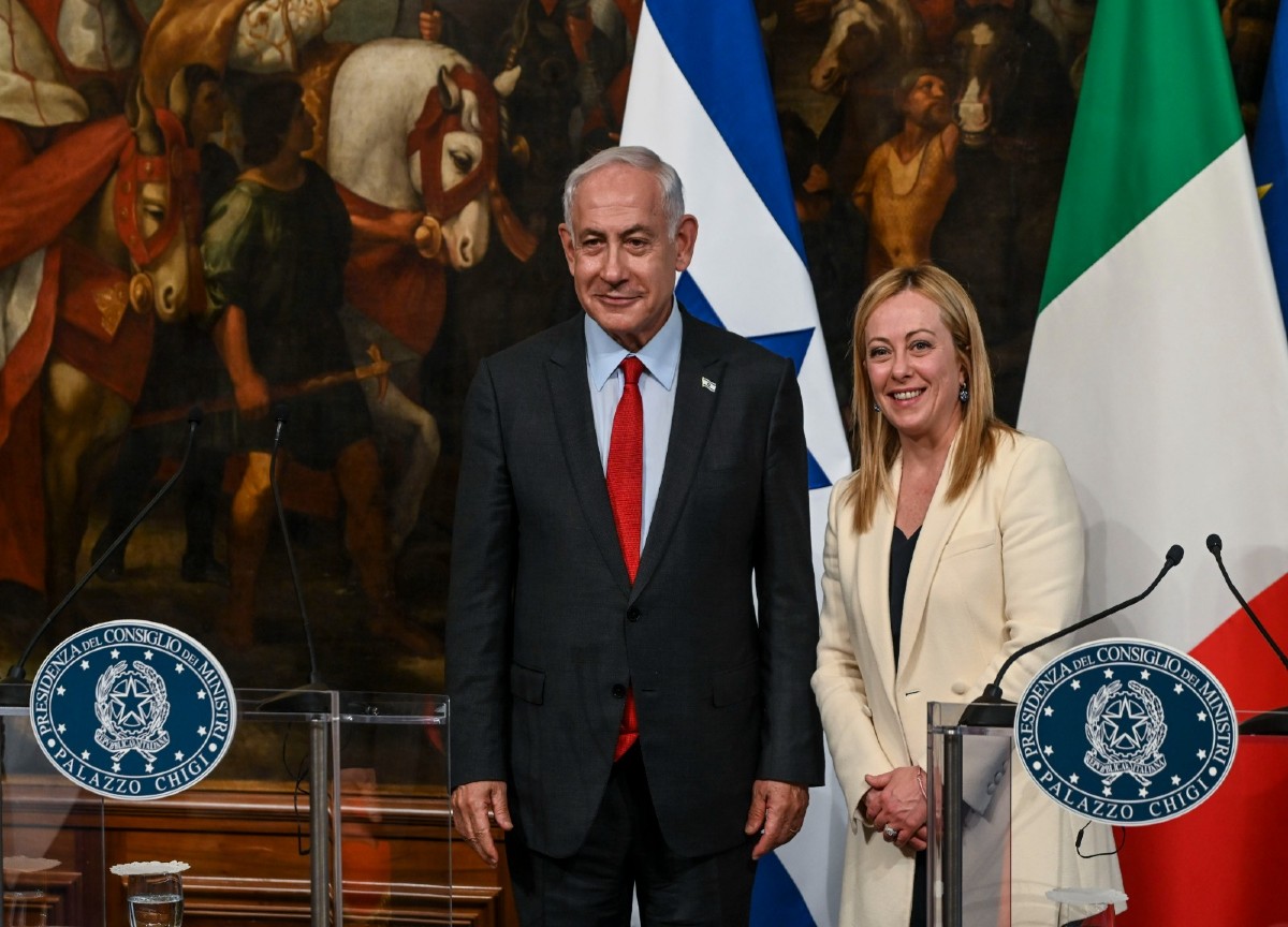 Meloni e Netanyahu Meloni e Netanyahu