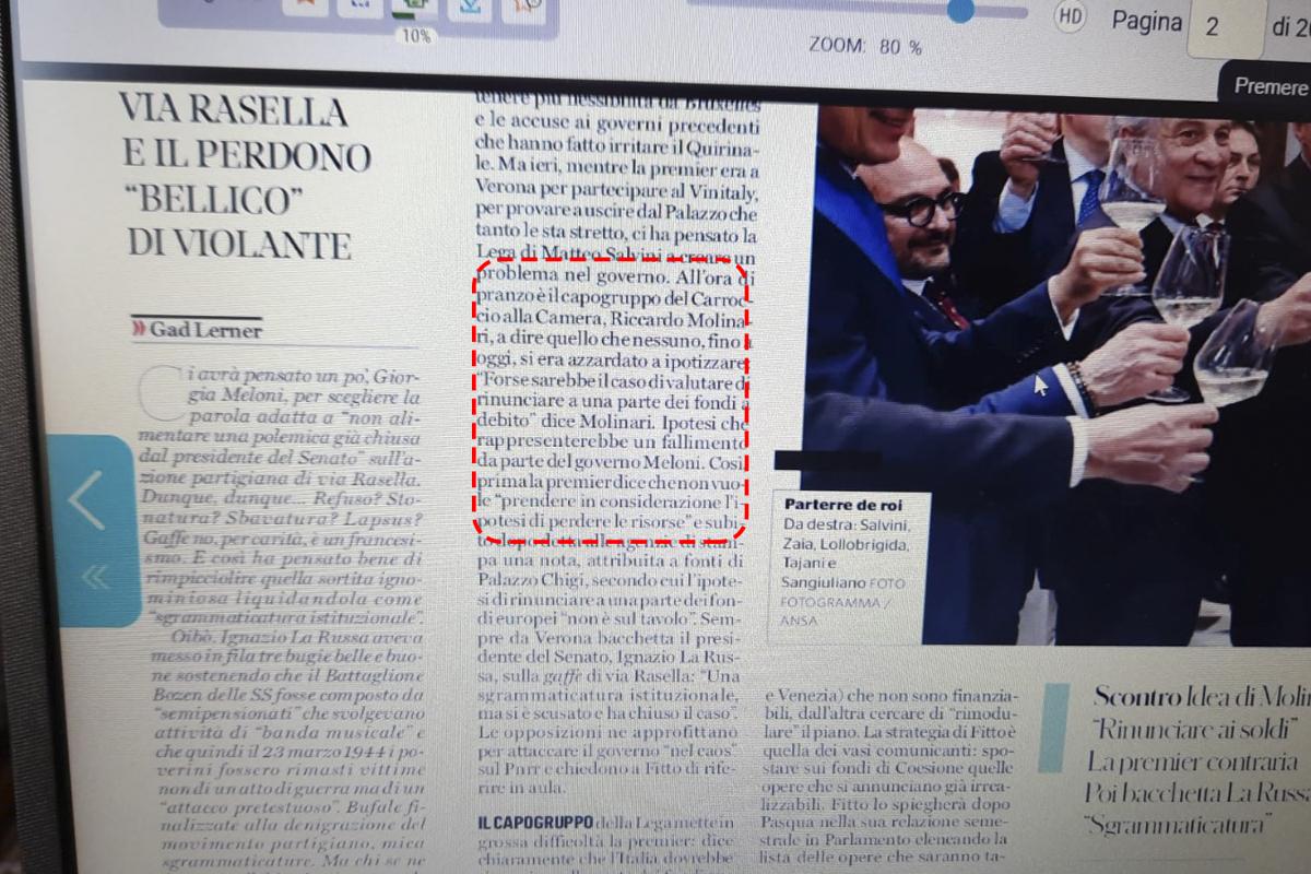 Articolo del Fatto Quotidiano che non cita Affaritaliani.it Articolo del Fatto Quotidiano che non cita Affaritaliani.it