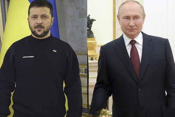 Vladimir Zelensky e Vladimir Putin Vladimir Zelensky e Vladimir Putin