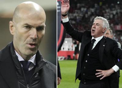 zidane ancelotti real madrid mbappè