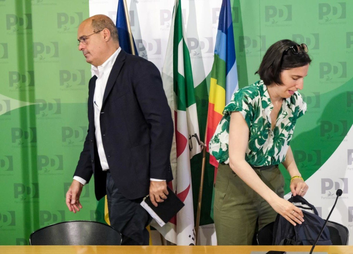 Nicola Zingaretti Elly Schlein