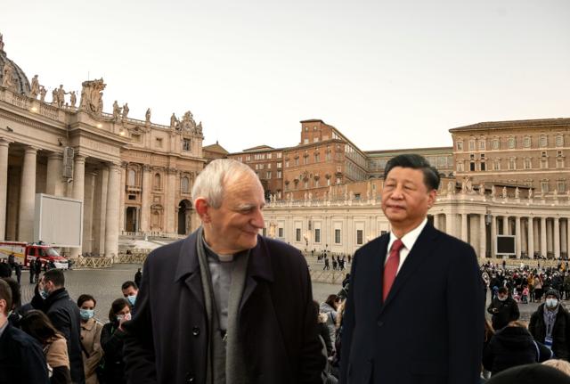 Matteo Maria Zuppi e Xi Jinping Matteo Maria Zuppi e Xi Jinping