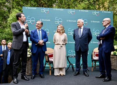 Evento per i 50 anni del quotidiano Il Giornale