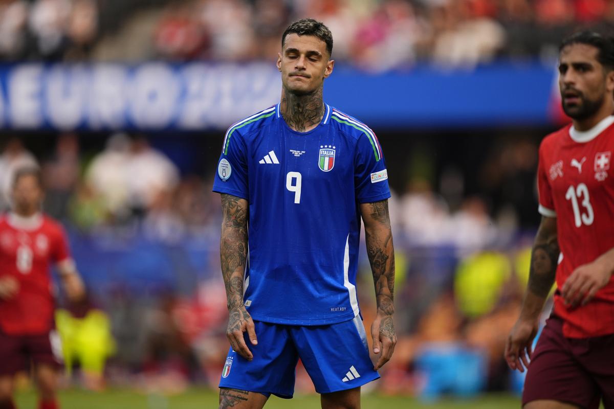 Scamacca Italia Svizzera Euro 2024