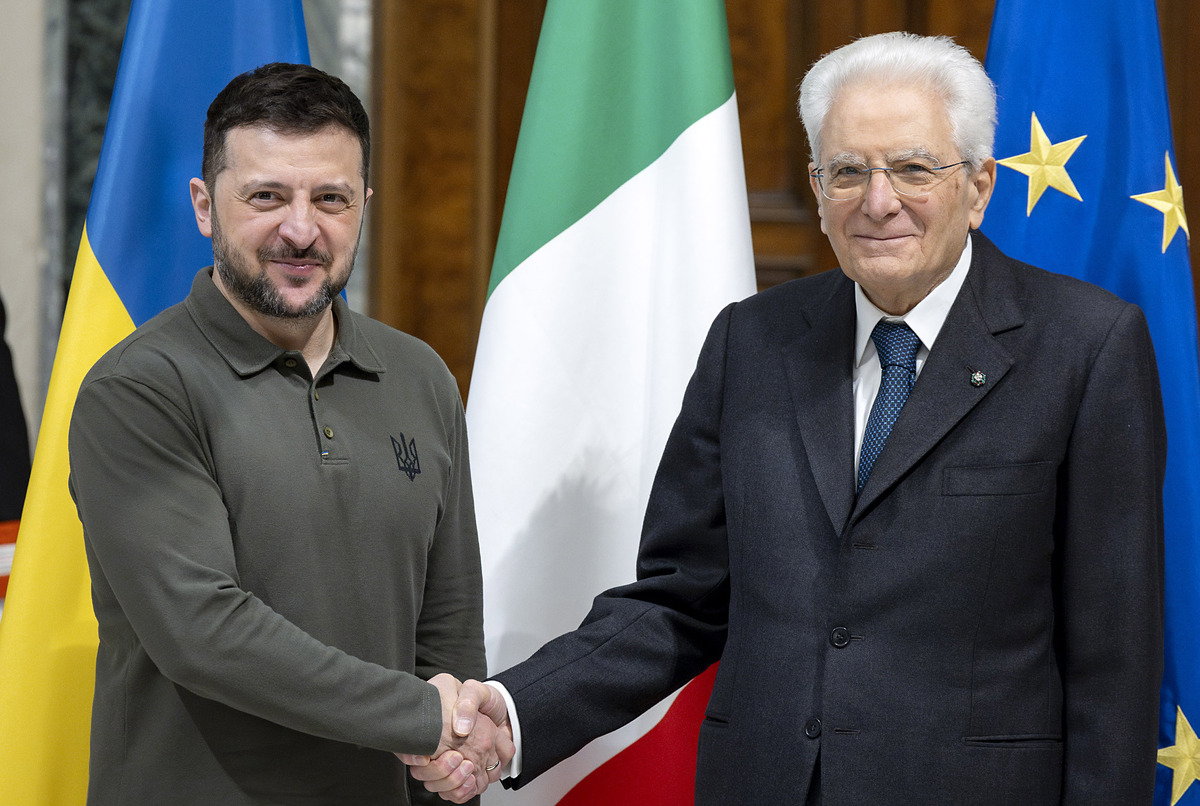 Il Presidente Sergio Mattarella riceve il Presidente d’Ucraina Volodymyr Zelensky Il Presidente Sergio Mattarella riceve il Presidente d’Ucraina Volodymyr Zelensky