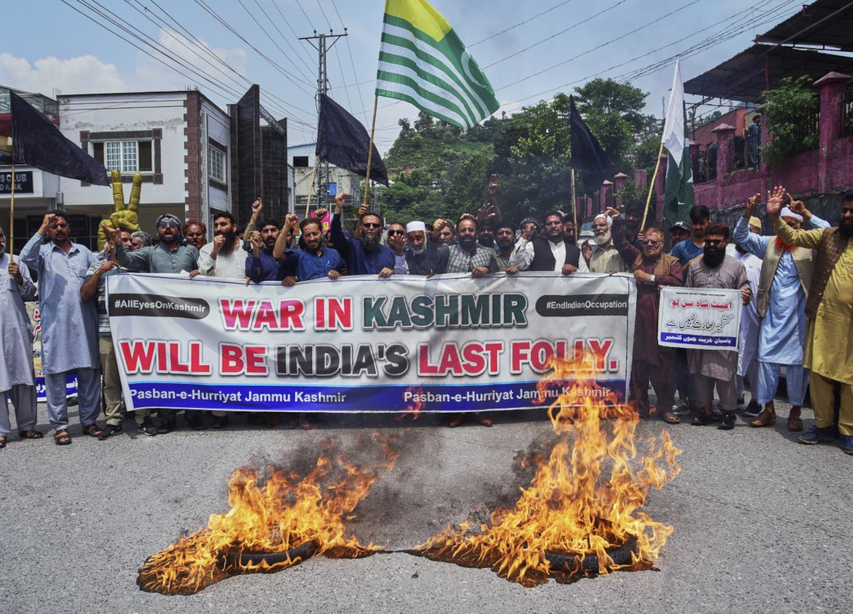Guerra India-Pakistan (Foto Lapresse) Guerra India-Pakistan (Foto Lapresse)