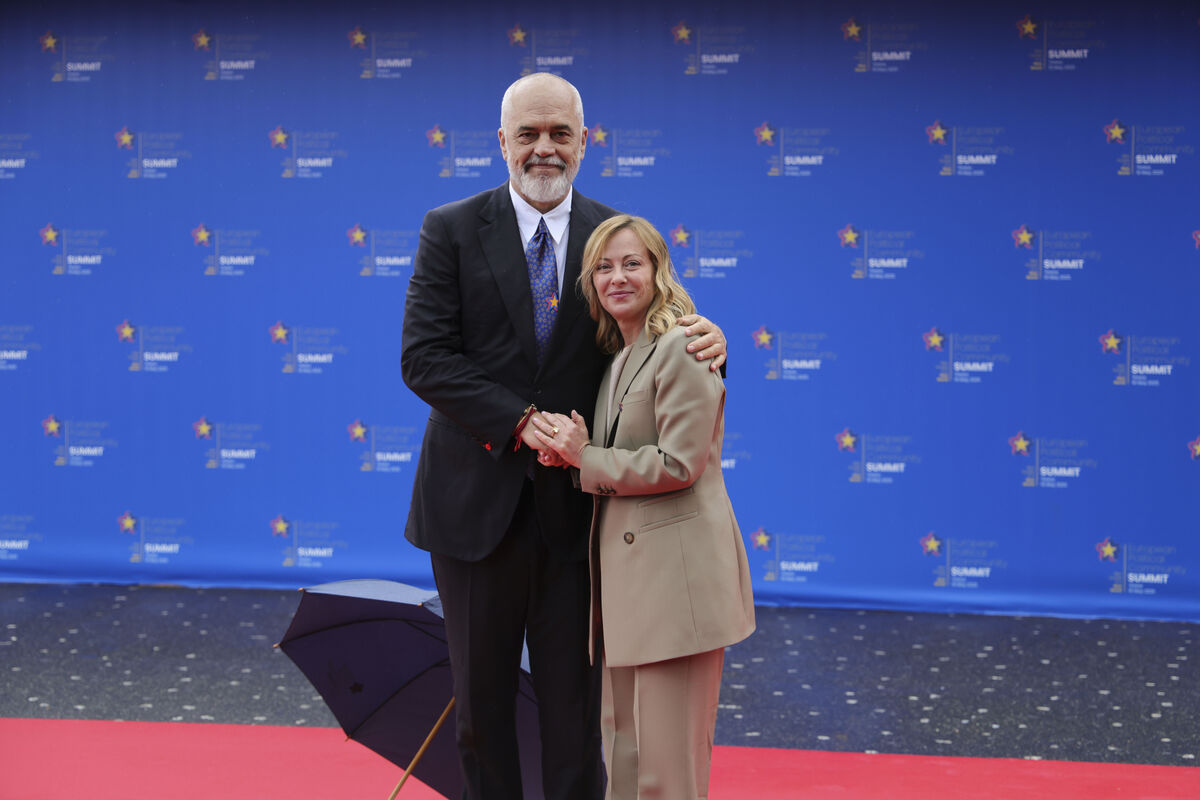 Edi Rama e Giorgia Meloni Edi Rama e Giorgia Meloni