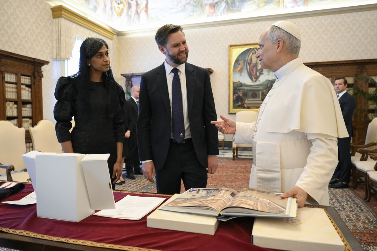 Papa Leone XIV riceve JD Vance e Marco Rubio Papa Leone XIV riceve JD Vance e Marco Rubio
