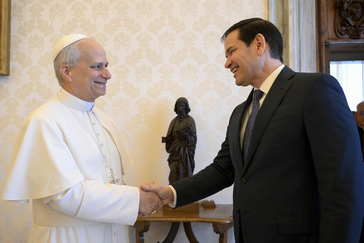 Papa Leone XIV riceve JD Vance e Marco Rubio Papa Leone XIV riceve JD Vance e Marco Rubio
