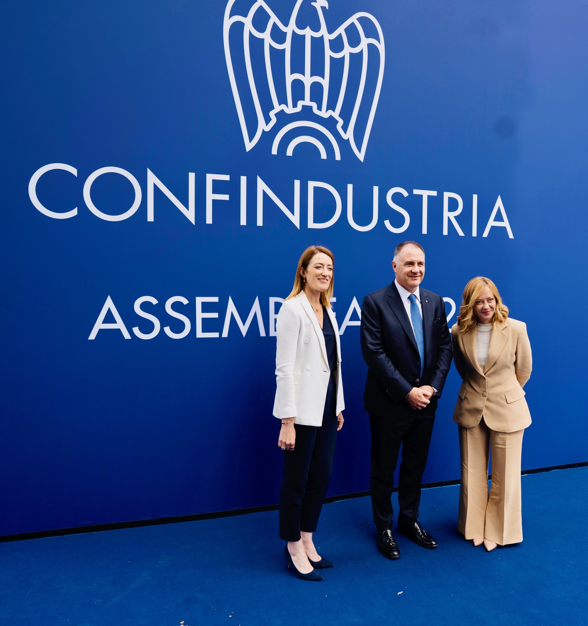 Il Presidente del Consiglio, Giorgia Meloni, all' Assemblea Confindustria presso il Teatro EuropAuditorium di Bologna Il Presidente del Consiglio, Giorgia Meloni, all' Assemblea Confindustria presso il Teatro EuropAuditorium di Bologna
