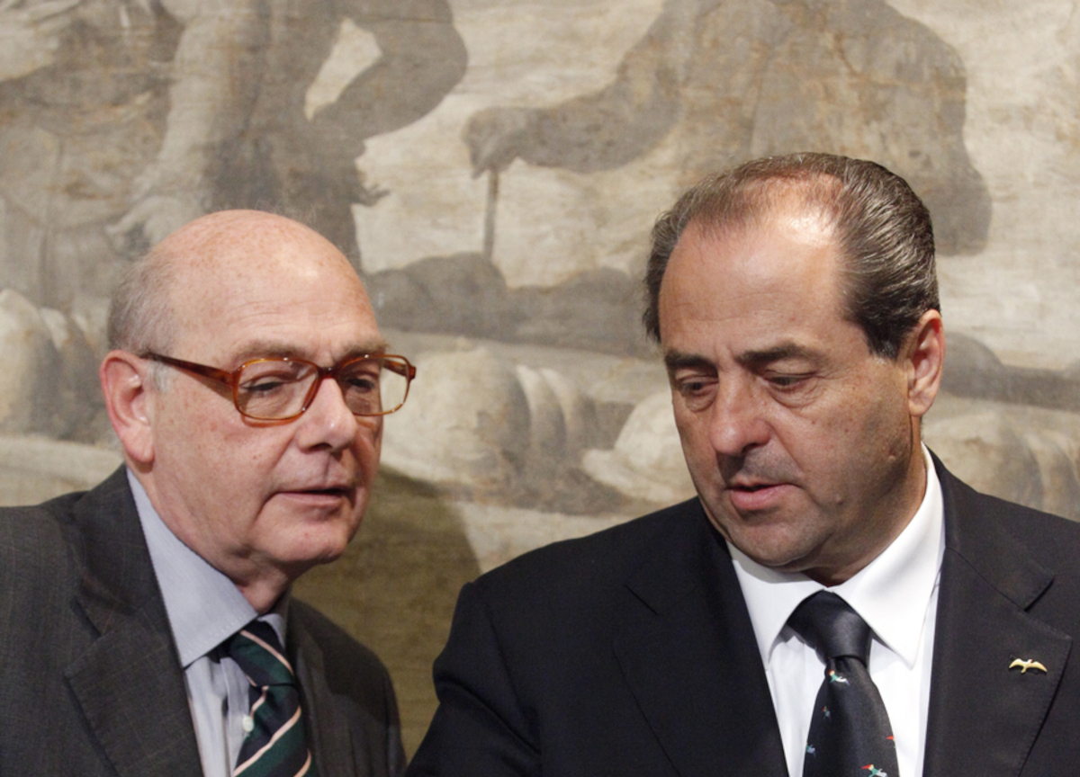 Luigi Li Gotti e Antonio Di Pietro Luigi Li Gotti e Antonio Di Pietro