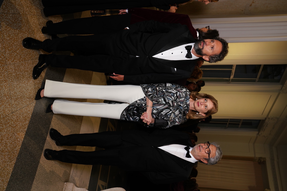 Da sx Andrea Camaiora, Laura Mattarella e Cosimo Comella Da sx Andrea Camaiora, Laura Mattarella e Cosimo Comella