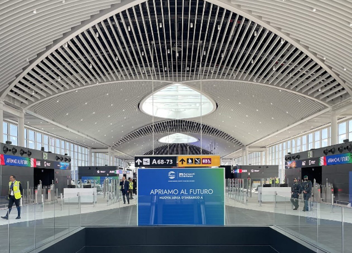 Il terminal A dell'Aeroporto di Fiumicino Il terminal A dell'Aeroporto di Fiumicino