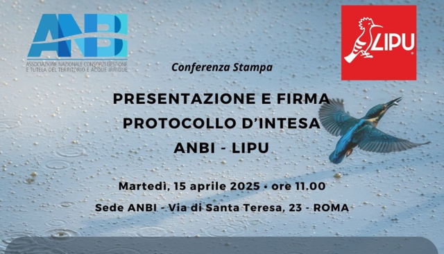 ANBI, domani a Roma la firma del protocollo con LIPU per proteggere gli ecosistemi fluviali