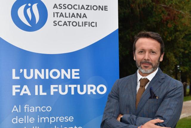Andrea Mecarozzi, presidente dell'associazione italiana scatolifici Andrea Mecarozzi, presidente dell'associazione italiana scatolifici