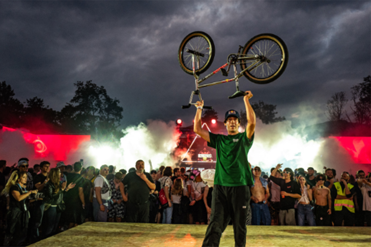 atleta spagnolo Red Bull di BMX, Jorge Viki Gomez