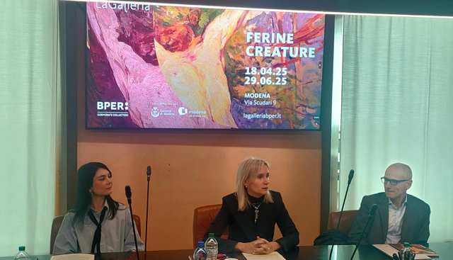 BPER, presentata a Modena la mostra "Ferine Creature" di Luciano Rivi