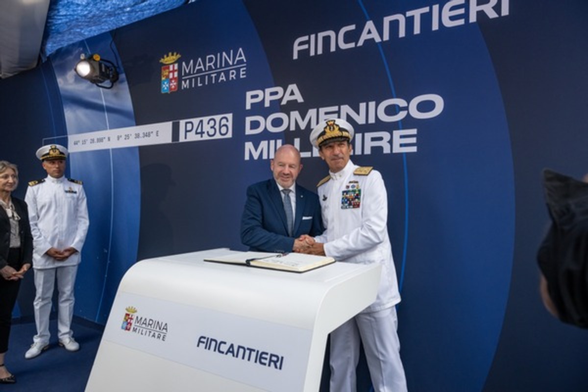 Fincantieri: varata a Riva Trigoso la settima nave PPA “Domenico Millelire” Fincantieri: varata a Riva Trigoso la settima nave PPA “Domenico Millelire”