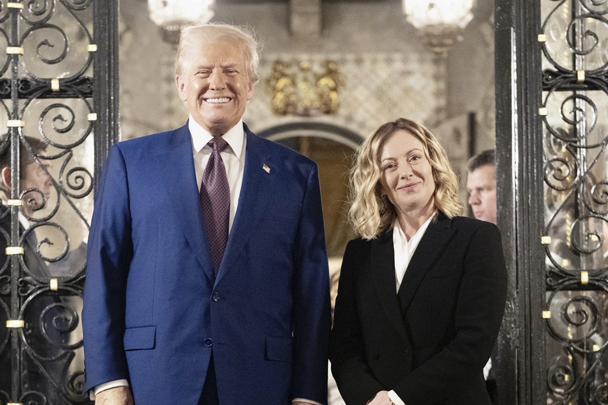 Donald Trump e Giorgia Meloni Donald Trump e Giorgia Meloni