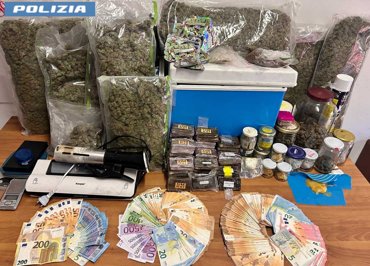La droga sequestrata La droga sequestrata