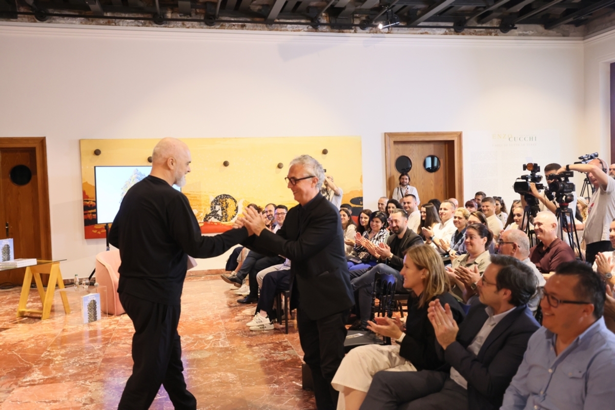 Edi Rama e Stefano Boeri Edi Rama e Stefano Boeri