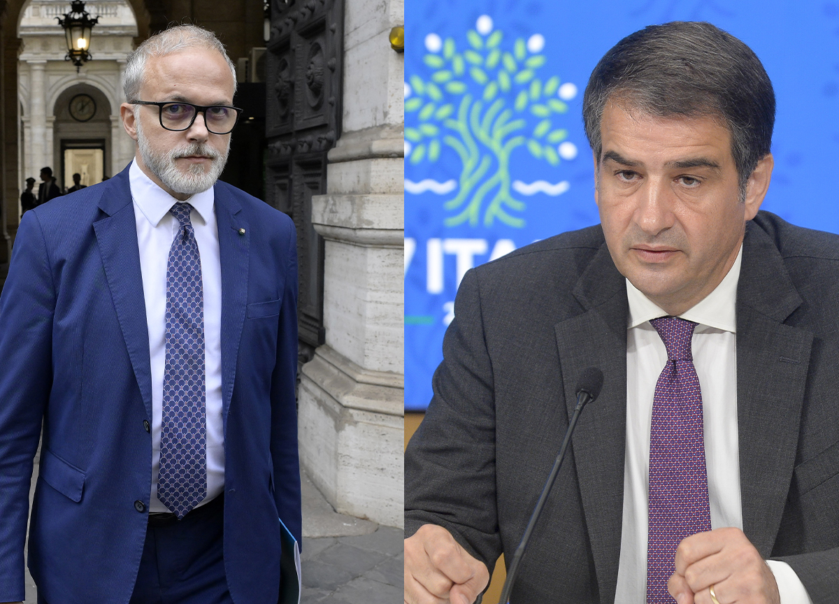 Ernesto Maria Ruffini - Ministro Raffaele Fitto - Ernesto Maria Ruffini - Ministro Raffaele Fitto -