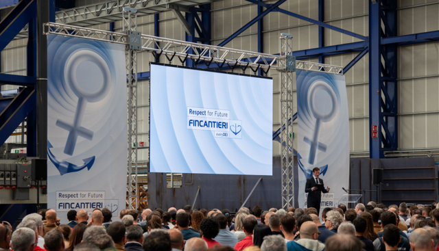 Fincantieri, celebrata oggi a Marghera la nuova tappa di â€œRespect for Futureâ€