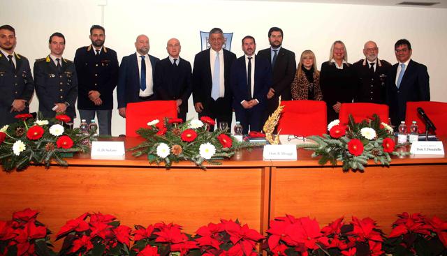 prof. Bernardo Misaggi, Presidente Fondazione Ricovero Martinelli Onlus e autorità prof. Bernardo Misaggi, Presidente Fondazione Ricovero Martinelli Onlus e autorità