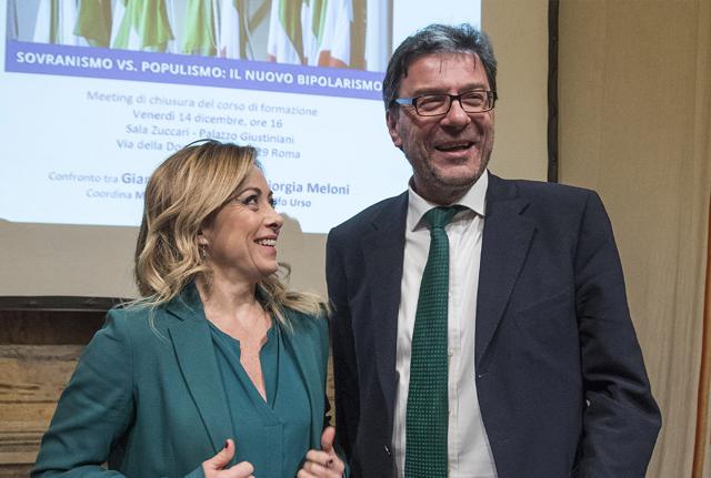 Giancarlo Giorgetti - Giorgia Melon