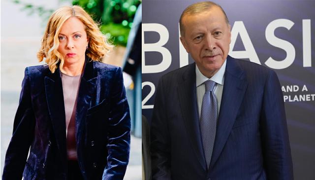 Giorgia Meloni - Recep Tayyip Erdoğan.