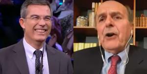 Giovanni Floris e Pierluigi Bersani