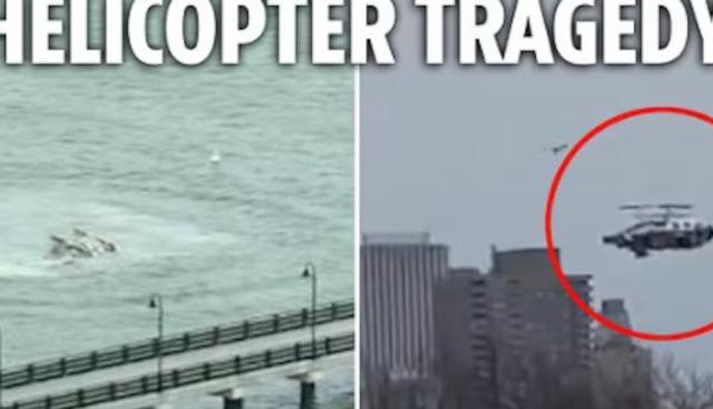 Elicottero precipita nel fiume Hudson Elicottero precipita nel fiume Hudson