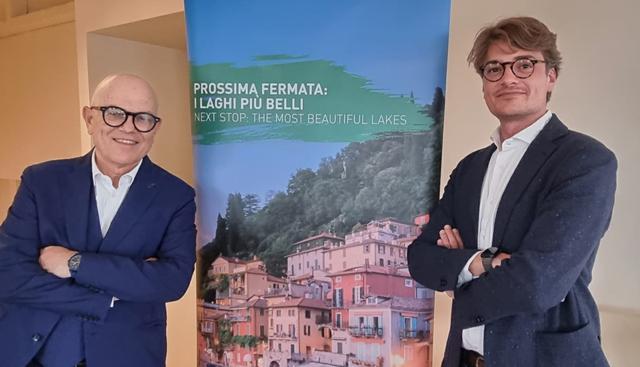 Leonardo Cesarini, Direttore Commerciale di Trenord, e Riccardo Maggioni, Co-founder di Sportit Leonardo Cesarini, Direttore Commerciale di Trenord, e Riccardo Maggioni, Co-founder di Sportit