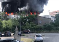 Maxi incendio all'Università della Tuscia, scoppia il rogo nella facoltà di Agraria. Guarda il video
