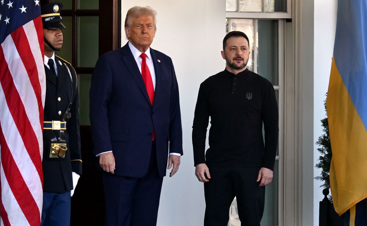 Donald Trump e Volodymyr Zelensky Donald Trump e Volodymyr Zelensky