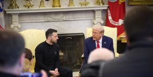 Donald Trump e Volodymyr Zelensky