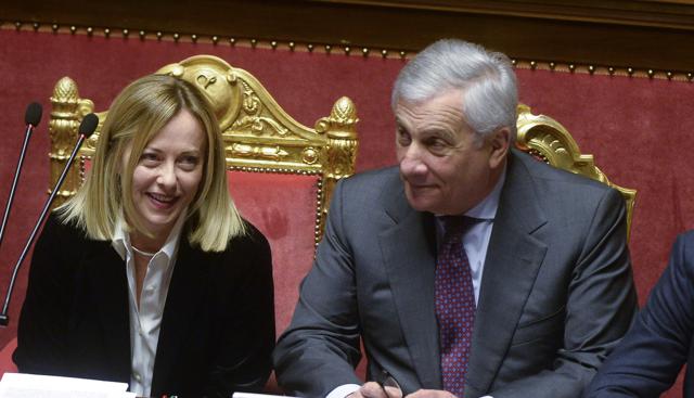 Giorgia Meloni e Antonio Tajani