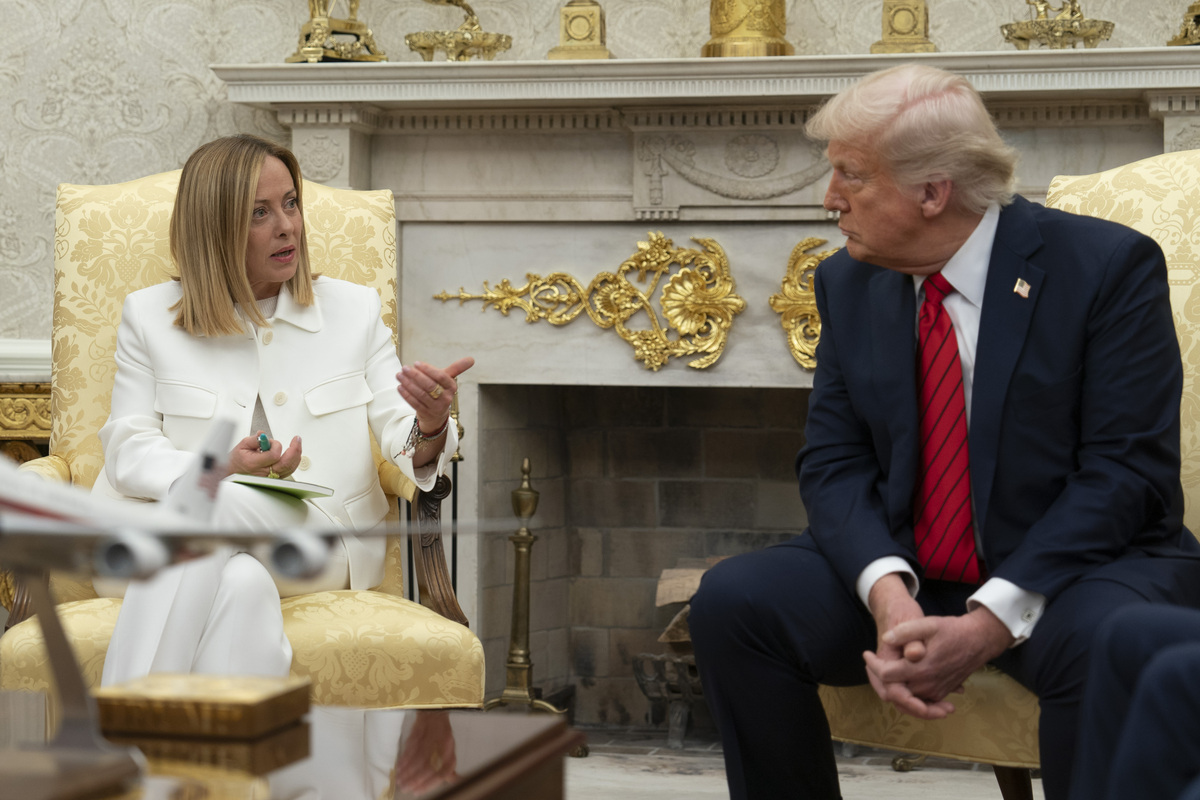 Donald Trump e Giorgia Meloni