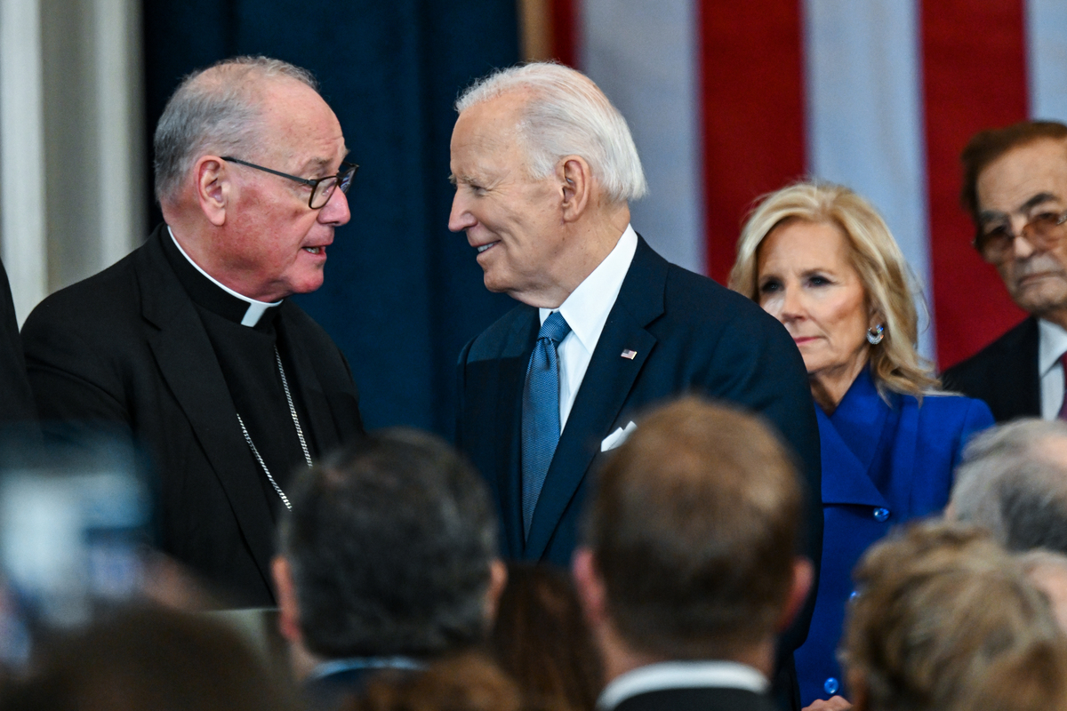 Timothy Dolan e Joe Biden Timothy Dolan e Joe Biden