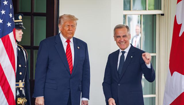 Donald Trump e Mark Carney Donald Trump e Mark Carney
