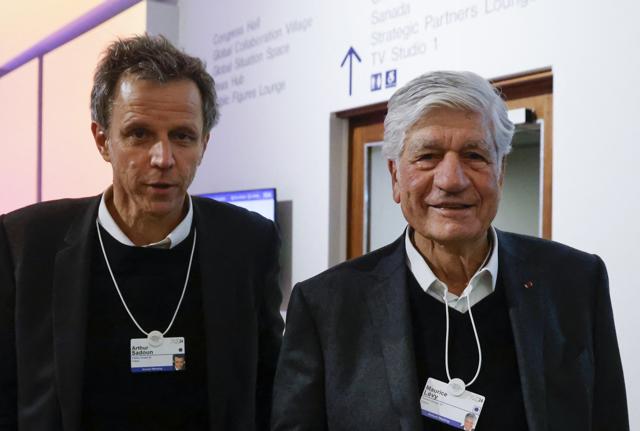 Arthur Sadoun e Maurice Lévy (foto Ipa) Arthur Sadoun e Maurice Lévy (foto Ipa)