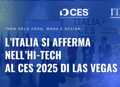 "Non solo food, moda e design”: l’Italia si afferma nell’hi-tech al CES 2025 di Las Vegas