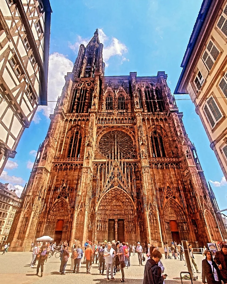 La Cattedrale di Notre Dame a Strasburgo La Cattedrale di Notre Dame a Strasburgo