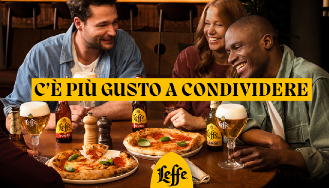 Leffe celebra la convivialità a TUTTOFOOD con la campagna 'C’è più gusto a condividere'